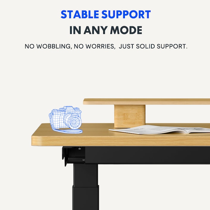 Bamboo Monitor Stand | Flexispot